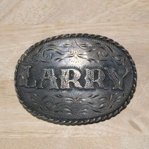 "LARRY" Western Belt Buckle